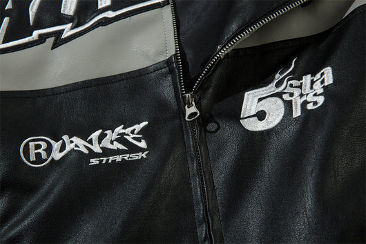 Chaqueta de Cuero para Hombre Estilo Rock Europeo y Americano - Diseño Motociclista - Image 25