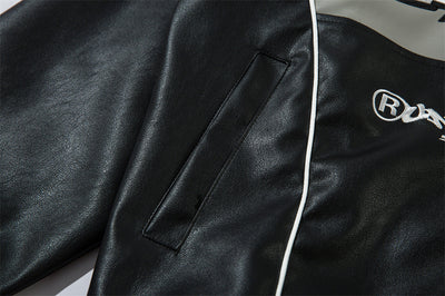 Chaqueta de Cuero para Hombre Estilo Rock Europeo y Americano - Diseño Motociclista - Image 27