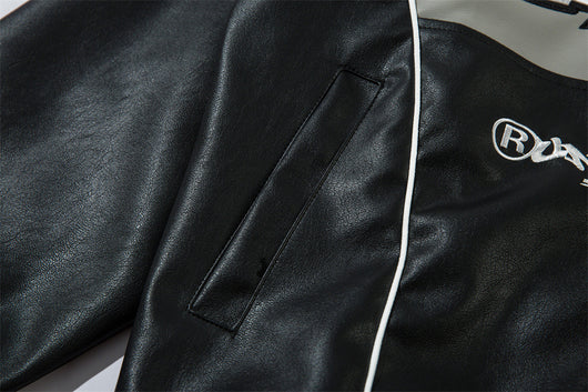 Chaqueta de Cuero para Hombre Estilo Rock Europeo y Americano - Diseño Motociclista - Image 27