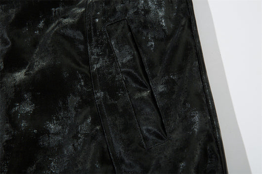 Chaqueta de Cuero Punk Rock Suelta Estilo Europeo - Image 31