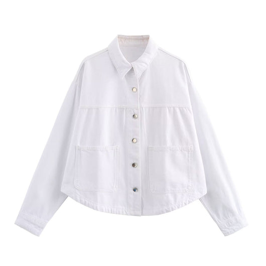 Chamarra de Mezclilla Street Fashion para Mujer - Image 15