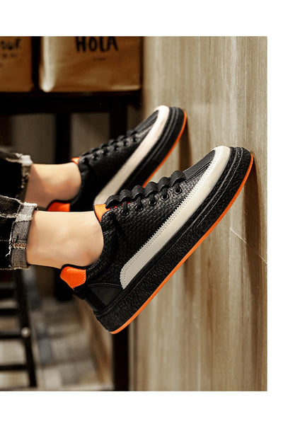 Tenis de Cuero para Skateboard con Plataforma - Estilo Casual Deportivo - Image 16