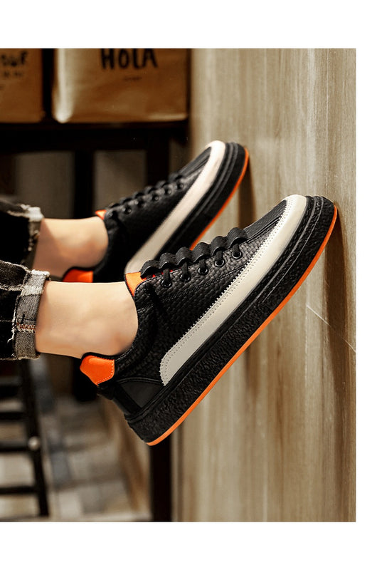 Tenis de Cuero para Skateboard con Plataforma - Estilo Casual Deportivo - Image 16