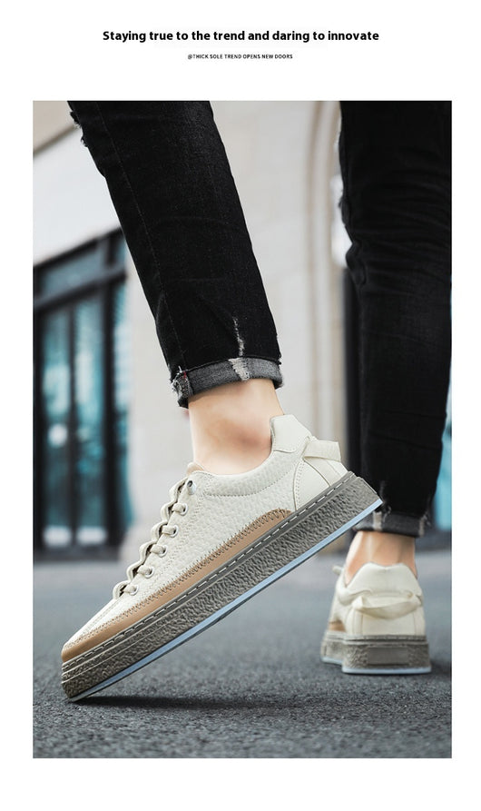 Tenis de Cuero para Skateboard con Plataforma - Estilo Casual Deportivo - Image 18