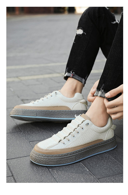 Tenis de Cuero para Skateboard con Plataforma - Estilo Casual Deportivo - Image 19