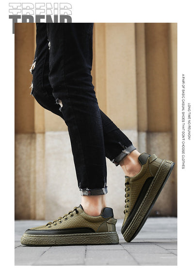 Tenis de Cuero para Skateboard con Plataforma - Estilo Casual Deportivo - Image 22