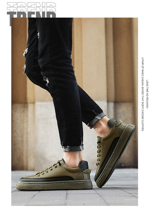 Tenis de Cuero para Skateboard con Plataforma - Estilo Casual Deportivo - Image 22