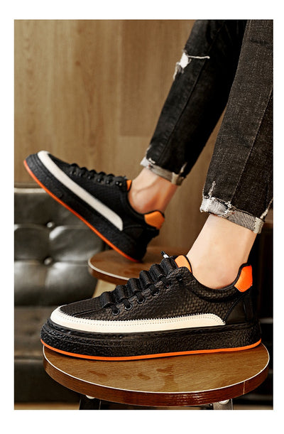Tenis de Cuero para Skateboard con Plataforma - Estilo Casual Deportivo - Image 23