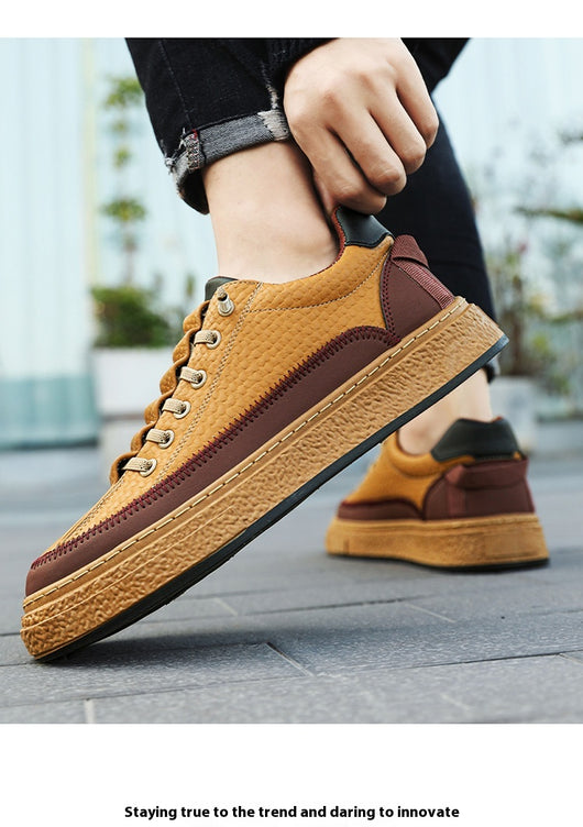 Tenis de Cuero para Skateboard con Plataforma - Estilo Casual Deportivo - Image 25