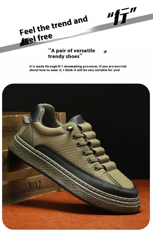 Tenis de Cuero para Skateboard con Plataforma - Estilo Casual Deportivo - Image 28