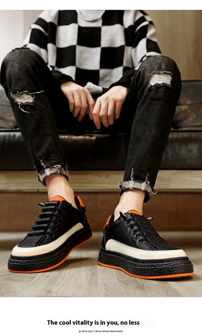 Tenis de Cuero para Skateboard con Plataforma - Estilo Casual Deportivo - Image 30