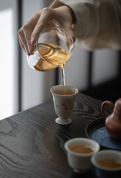 Juego de Té Artesanal en Arcilla Púrpura - Tetera y Tazas Pintadas a Mano - Image 13