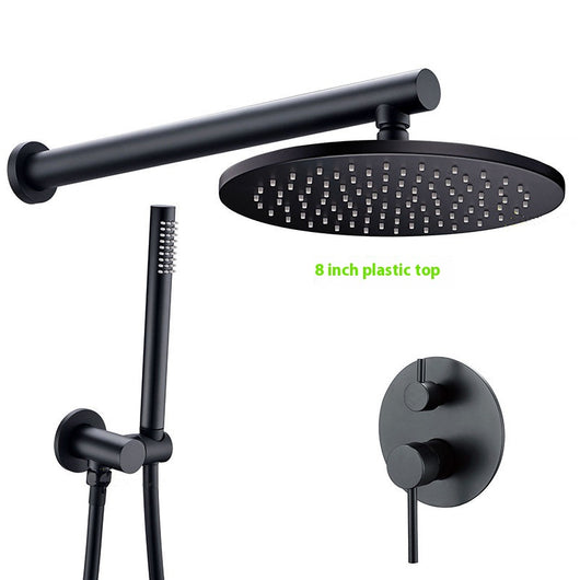 Conjunto de Ducha Empotrada Negra con Control de Temperatura - Image 34