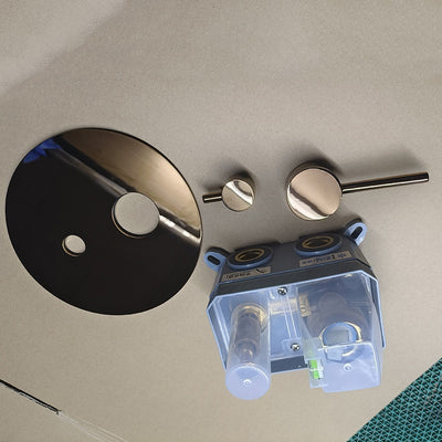 Conjunto de Ducha Empotrada Negra con Control de Temperatura - Image 37