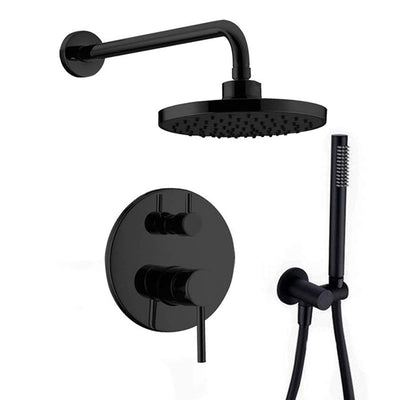 Conjunto de Ducha Empotrada Negra con Control de Temperatura - Image 49