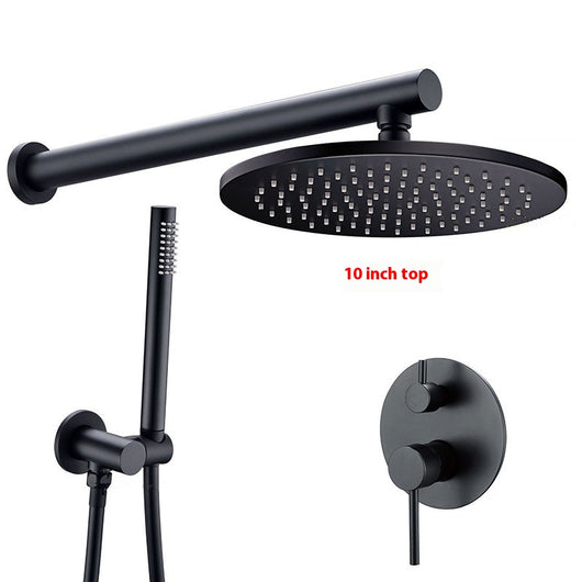 Conjunto de Ducha Empotrada Negra con Control de Temperatura - Image 50