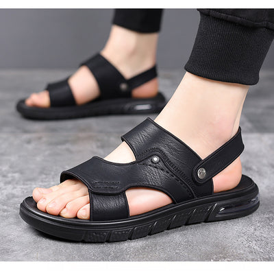 Sandalias de Cuero Genuino para Hombre con Doble Suela Antideslizante - Image 7