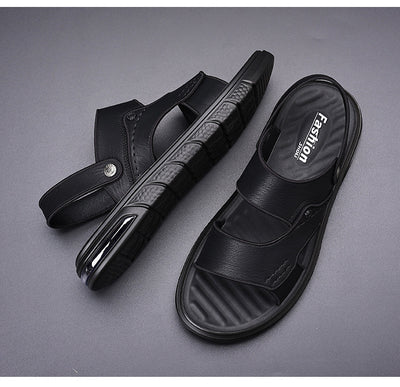 Sandalias de Cuero Genuino para Hombre con Doble Suela Antideslizante - Image 10