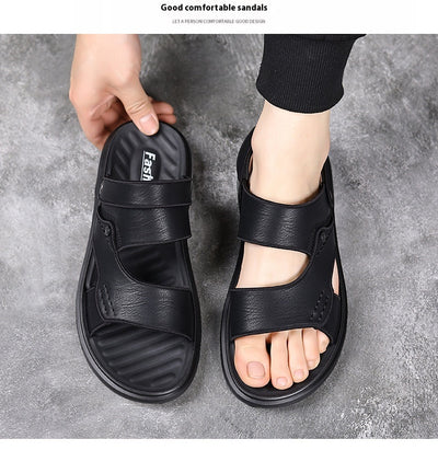 Sandalias de Cuero Genuino para Hombre con Doble Suela Antideslizante - Image 14