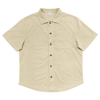 Conjunto de Verano Hombre: Cardigan con Solapa y Shorts a Rayas - Image 72
