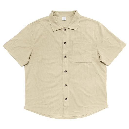 Conjunto de Verano Hombre: Cardigan con Solapa y Shorts a Rayas - Image 72