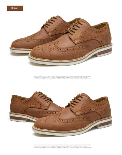 Zapatos Formales de Gamuza Auténtica para Hombre - Estilo Brogue Ejecutivo - Image 30