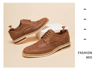 Zapatos Formales de Gamuza Auténtica para Hombre - Estilo Brogue Ejecutivo - Image 37