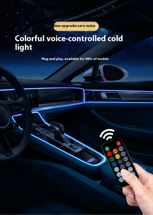 Luz de Ambiente para Auto 64 Colores con Fibra Óptica - Image 13