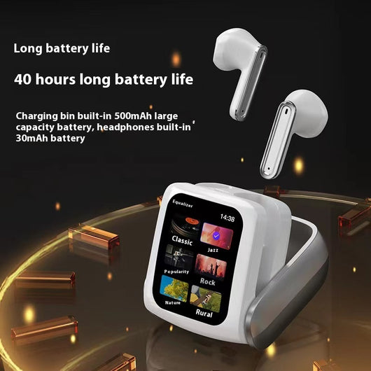 Auriculares Bluetooth Inteligentes con Pantalla Táctil y Cancelación de Ruido - Image 9