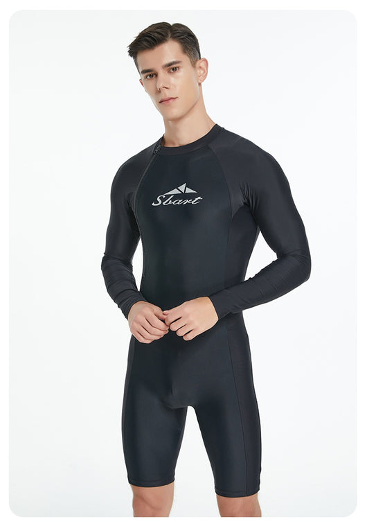 Traje de Baño Deportivo Manga Larga con Protección Solar - Image 14