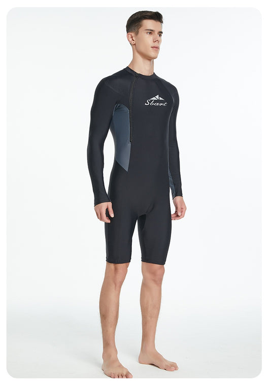 Traje de Baño Deportivo Manga Larga con Protección Solar - Image 17