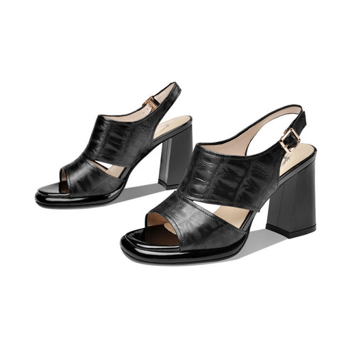 Tacones Altos Plataforma Impermeables Talla Grande Punta Abierta - Image 20