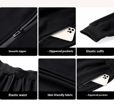 Conjunto Deportivo de Sudadera con Capucha y Pantalón en Algodón Puro para Hombre - Image 42