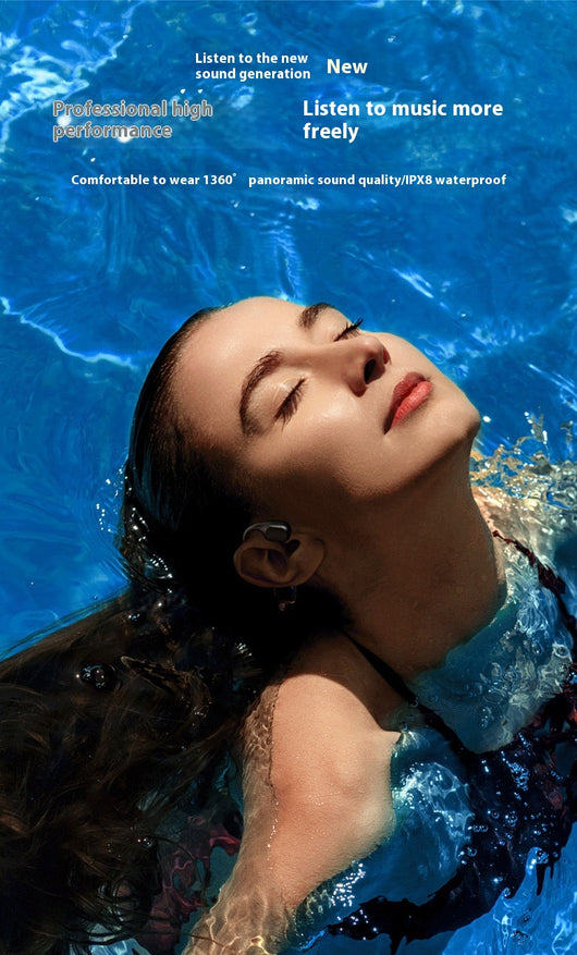 Auriculares de Conducción Ósea con Pantalla Bluetooth Resistentes al Agua para Deportes - Image 9