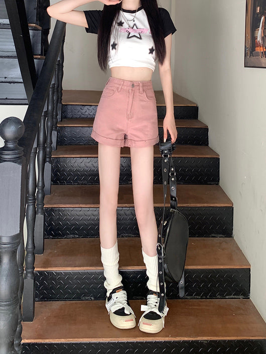 Shorts de Mezclilla Estilo Hong Kong para Mujer - Verano - Image 13