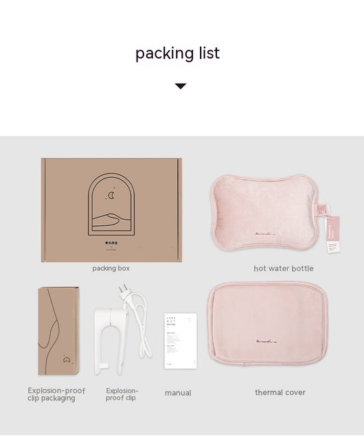 Bolsa Térmica Recargable de Peluche con Diseño Adorable y Tecnología de Seguridad - Image 51