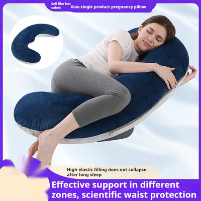 Almohada de Embarazo Ergonómica con Soporte Lumbar para Dormir de Lado - Image 38