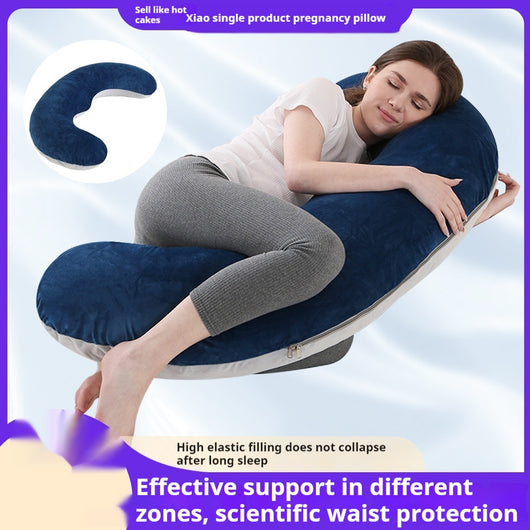 Almohada de Embarazo Ergonómica con Soporte Lumbar para Dormir de Lado - Image 38