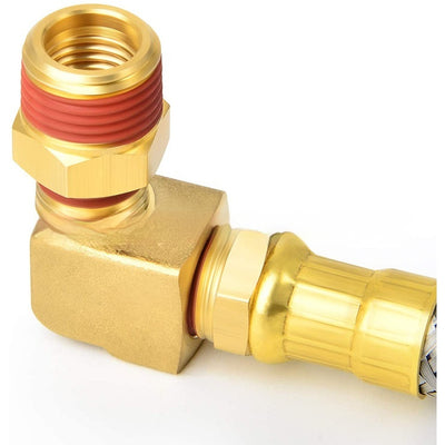 Conector Rápido de Latón 1/4" NPT con Válvula de Bola para Compresor de Aire - Image 15