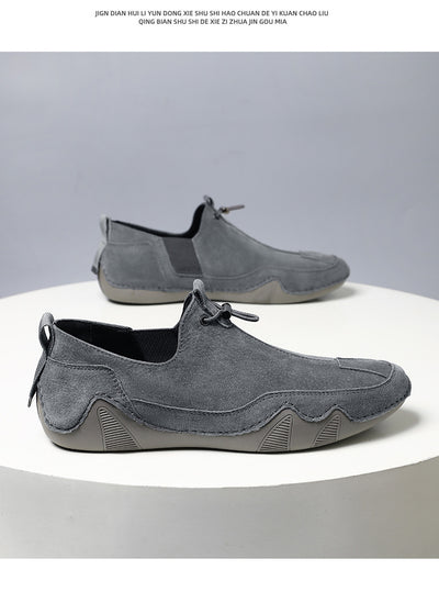 Zapatos Casuales de Cuero para Hombre - Transpirables y sin Cordones - Image 20