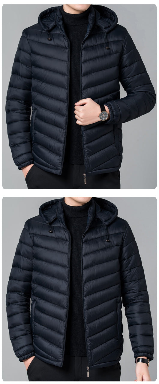 Chaqueta de Algodón Reversible para Hombre - Estilo y Versatilidad - Image 12