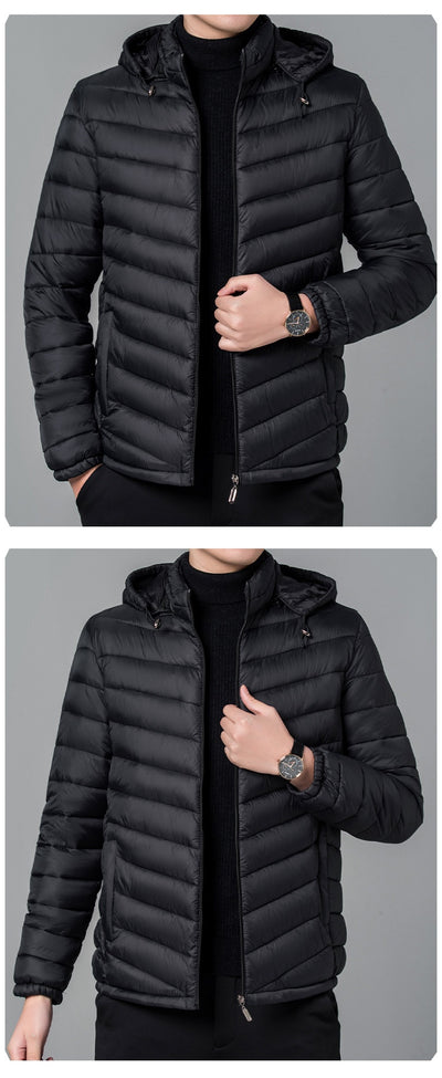 Chaqueta de Algodón Reversible para Hombre - Estilo y Versatilidad - Image 14