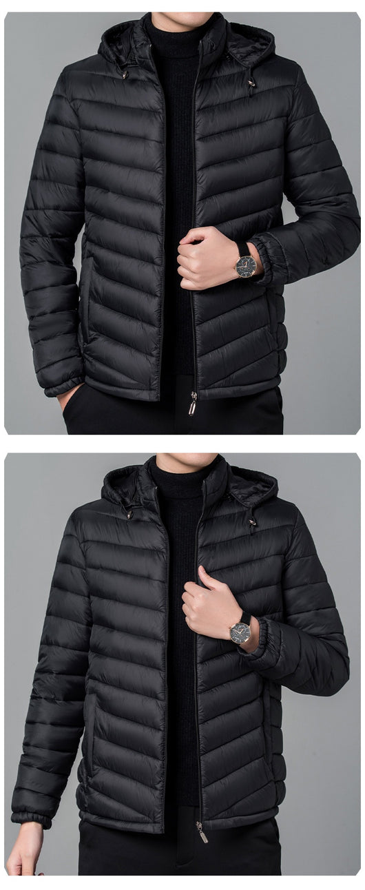 Chaqueta de Algodón Reversible para Hombre - Estilo y Versatilidad - Image 14