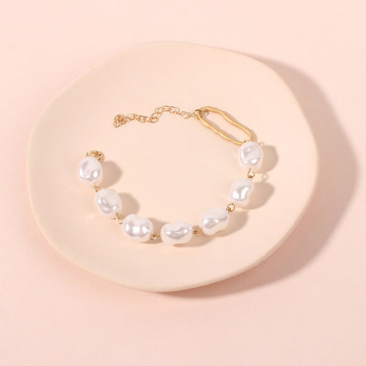 Pulsera de Perlas Barrocas Irregulares - Image 15