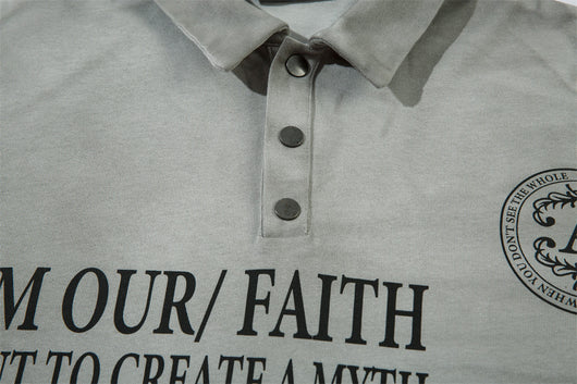 Polo Manga Larga con Letras Distressed Punk Waste Soil - Image 26