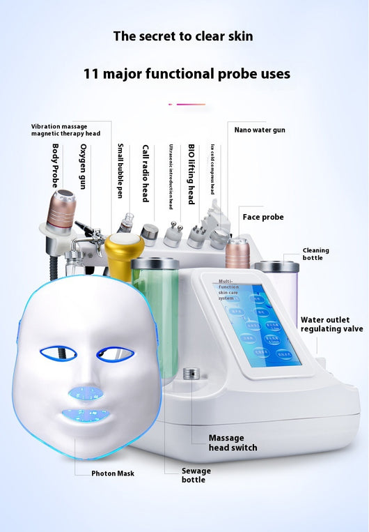 Dispositivo de Oxigenación Facial con Luz LED y Función de Mesoterapia - Image 16