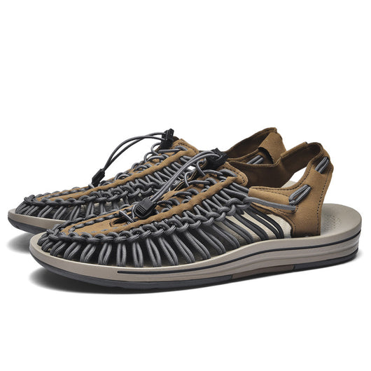 Sandalias de Playa Multicolor Talla Grande para Hombre - Comodidad Veraniega - Image 14