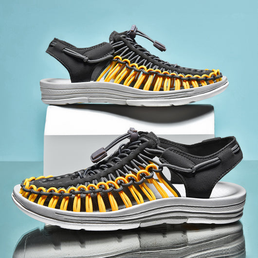 Sandalias de Playa Multicolor Talla Grande para Hombre - Comodidad Veraniega - Image 17