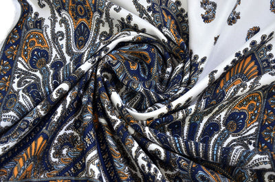 Pañuelo Étnico Retro Estampado Cachemir Xinjiang con Borlas - Image 25