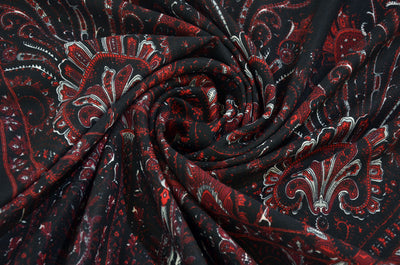 Pañuelo Étnico Retro Estampado Cachemir Xinjiang con Borlas - Image 26